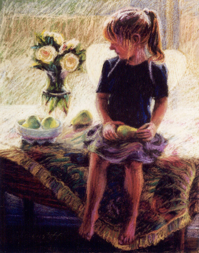 Anna with Pears