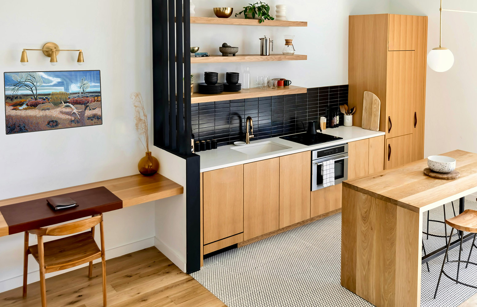 Running Deer Park in Winter