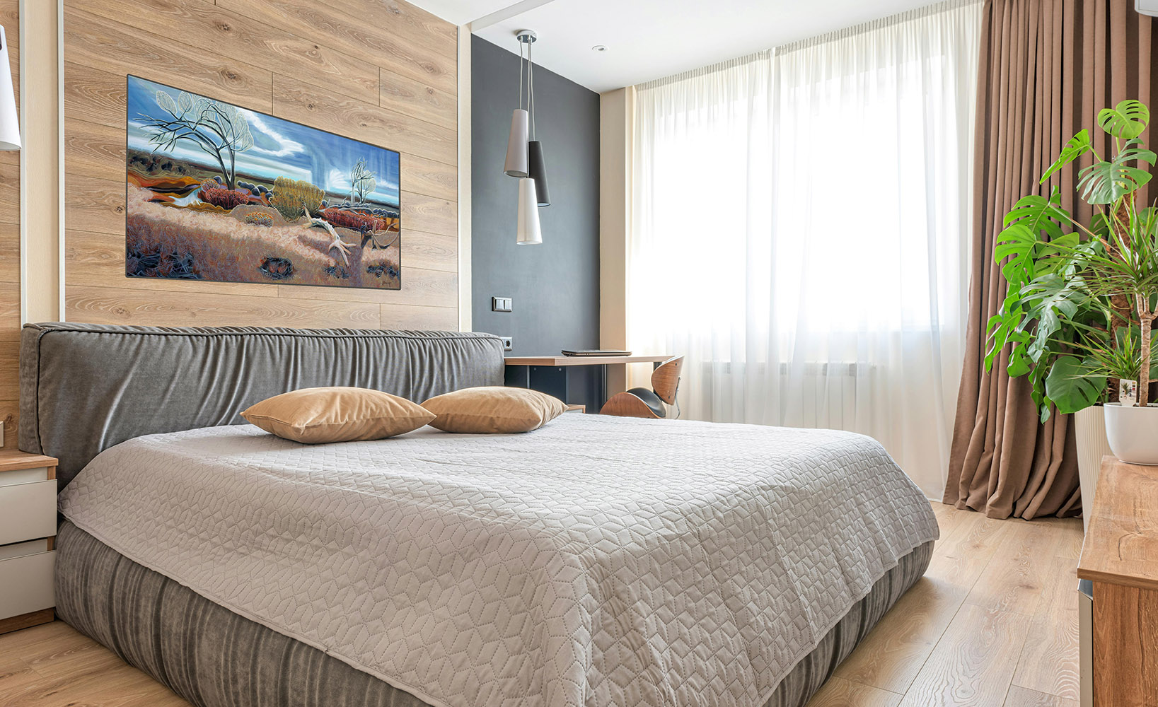 Running Deer Park in Winter