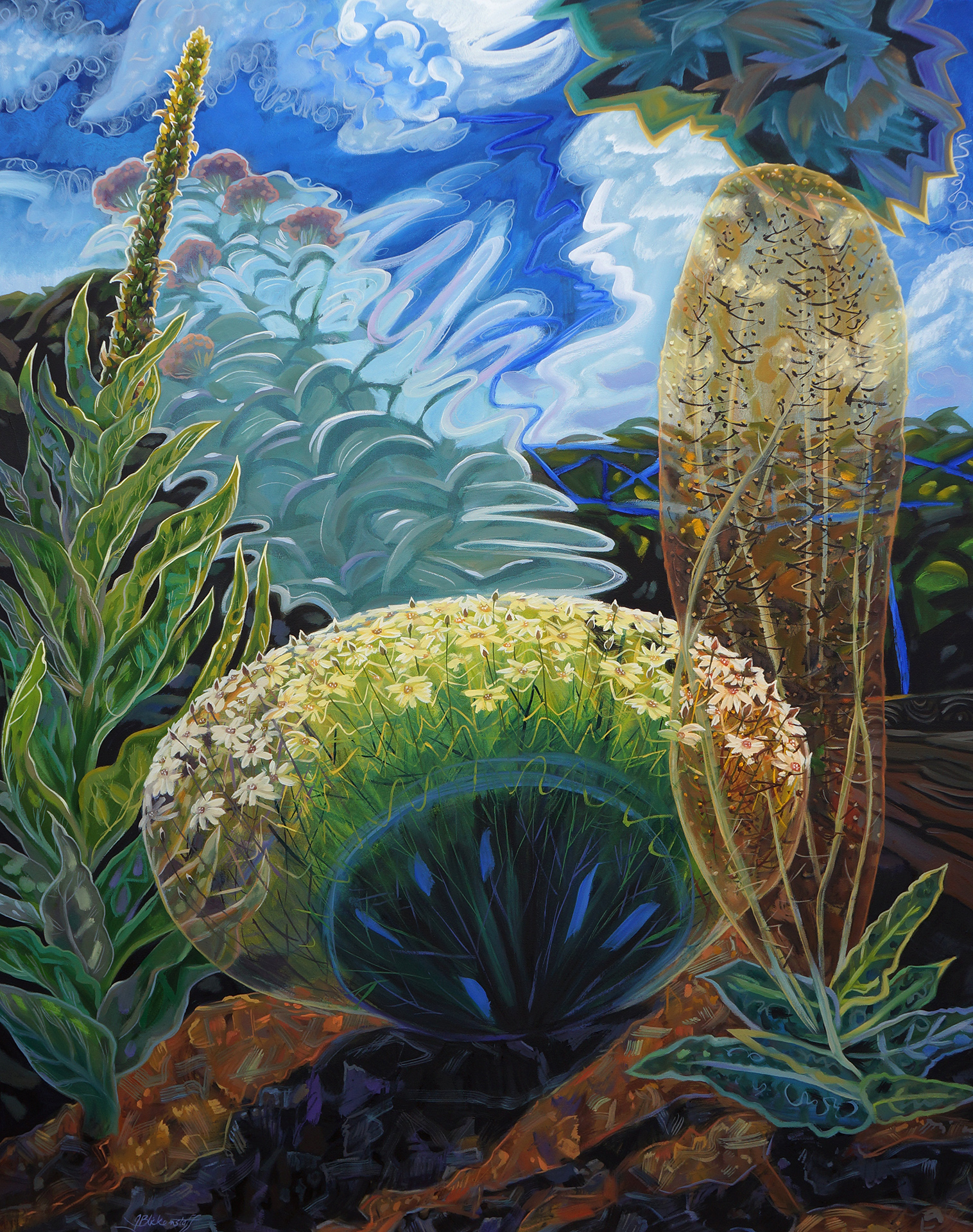 Moonbeam and Verbascum